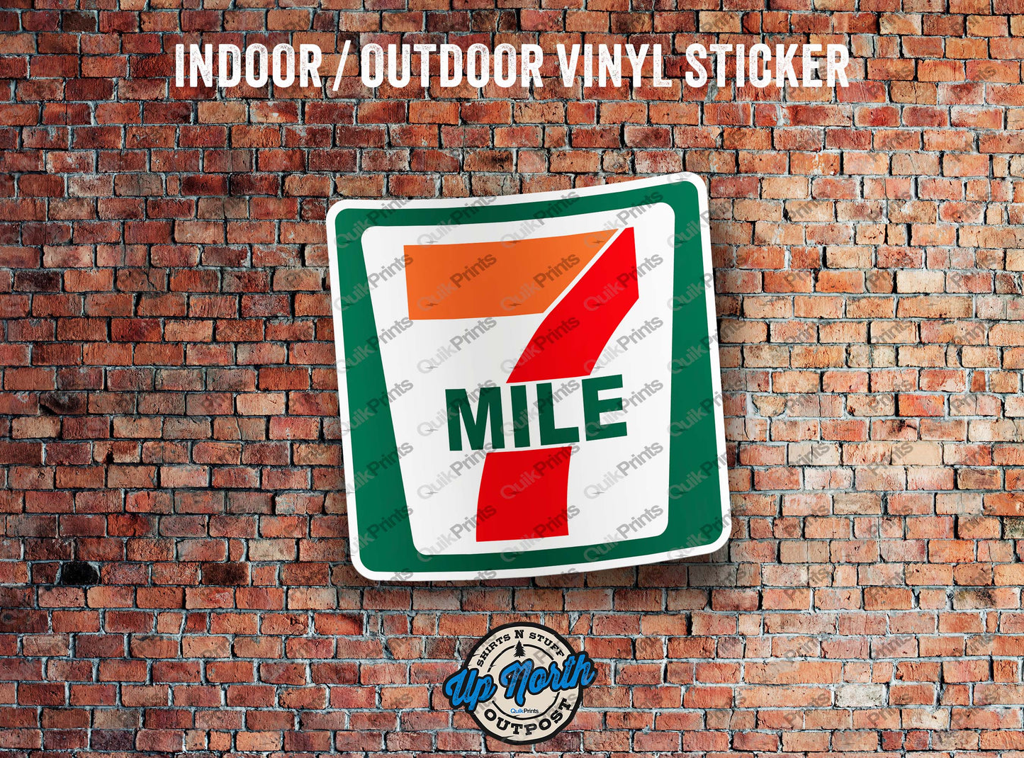 7 Mile Sticker