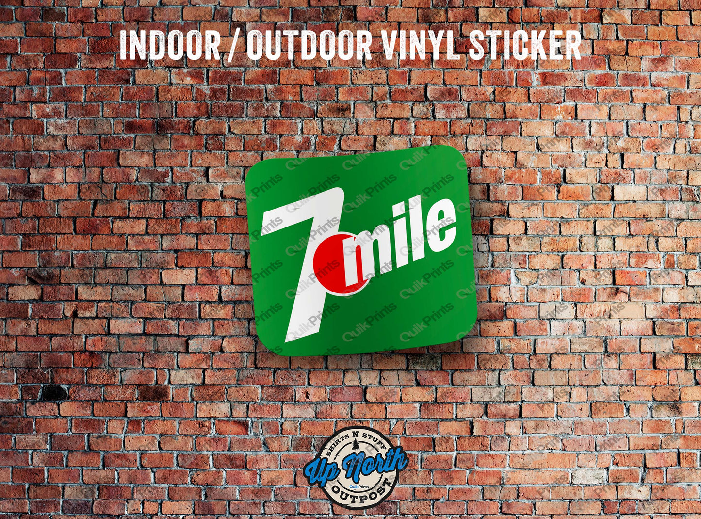 7 Up Mile Sticker