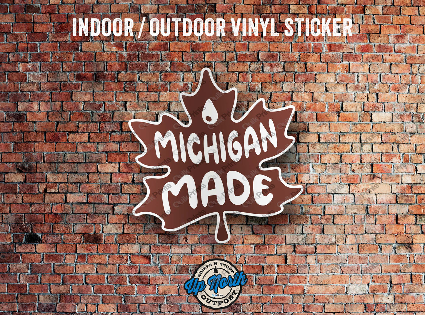 Michigan Made Maple Sticker