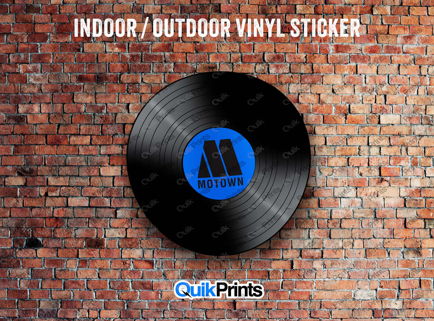 Motown Record Sticker