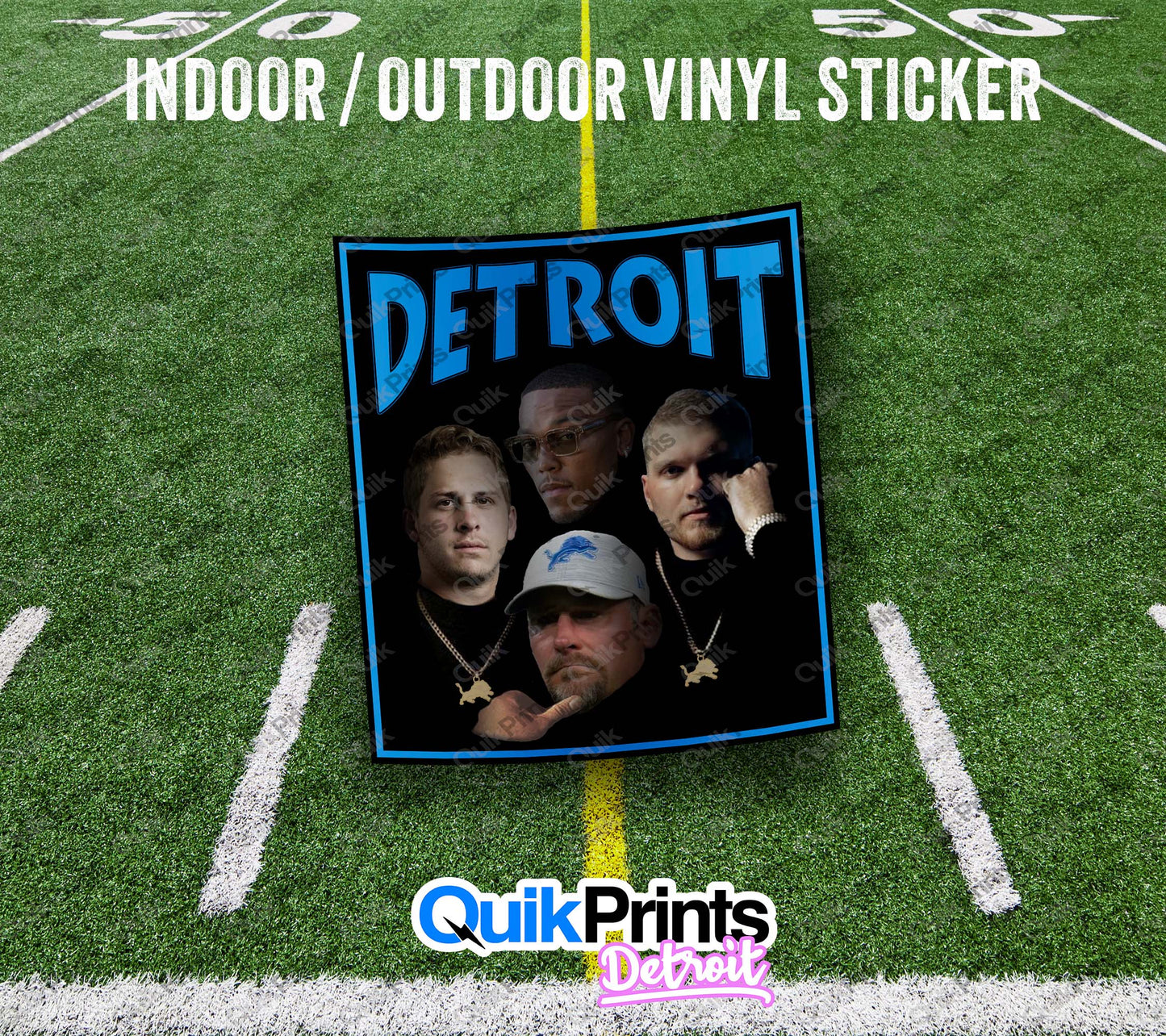 Detroitz Most Wanted Sticker