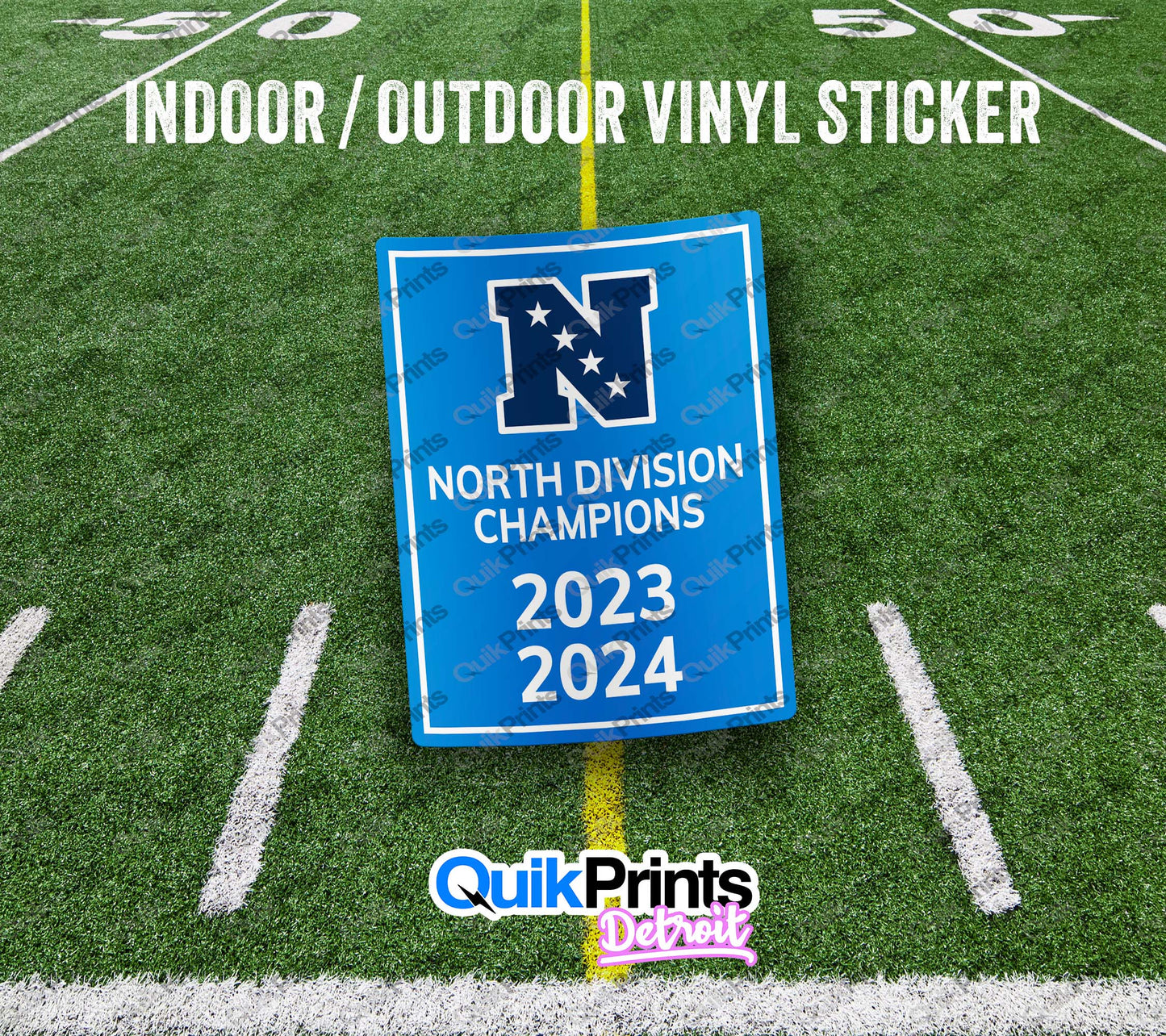 NFC Champions Banner Sticker