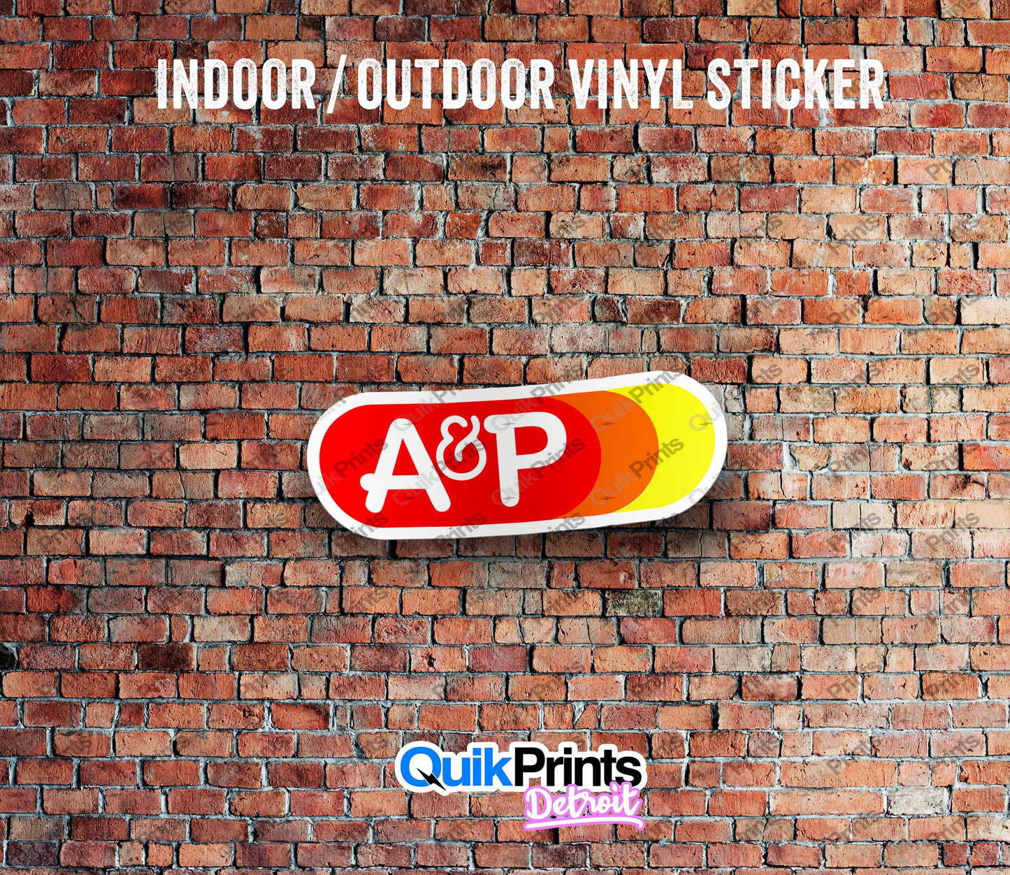 A&P Sticker