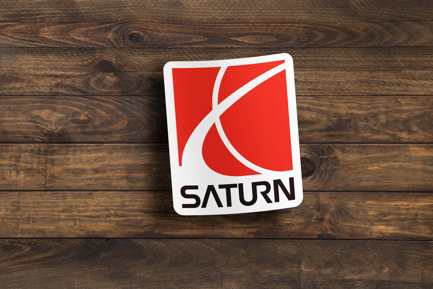 Saturn Retro Sticker