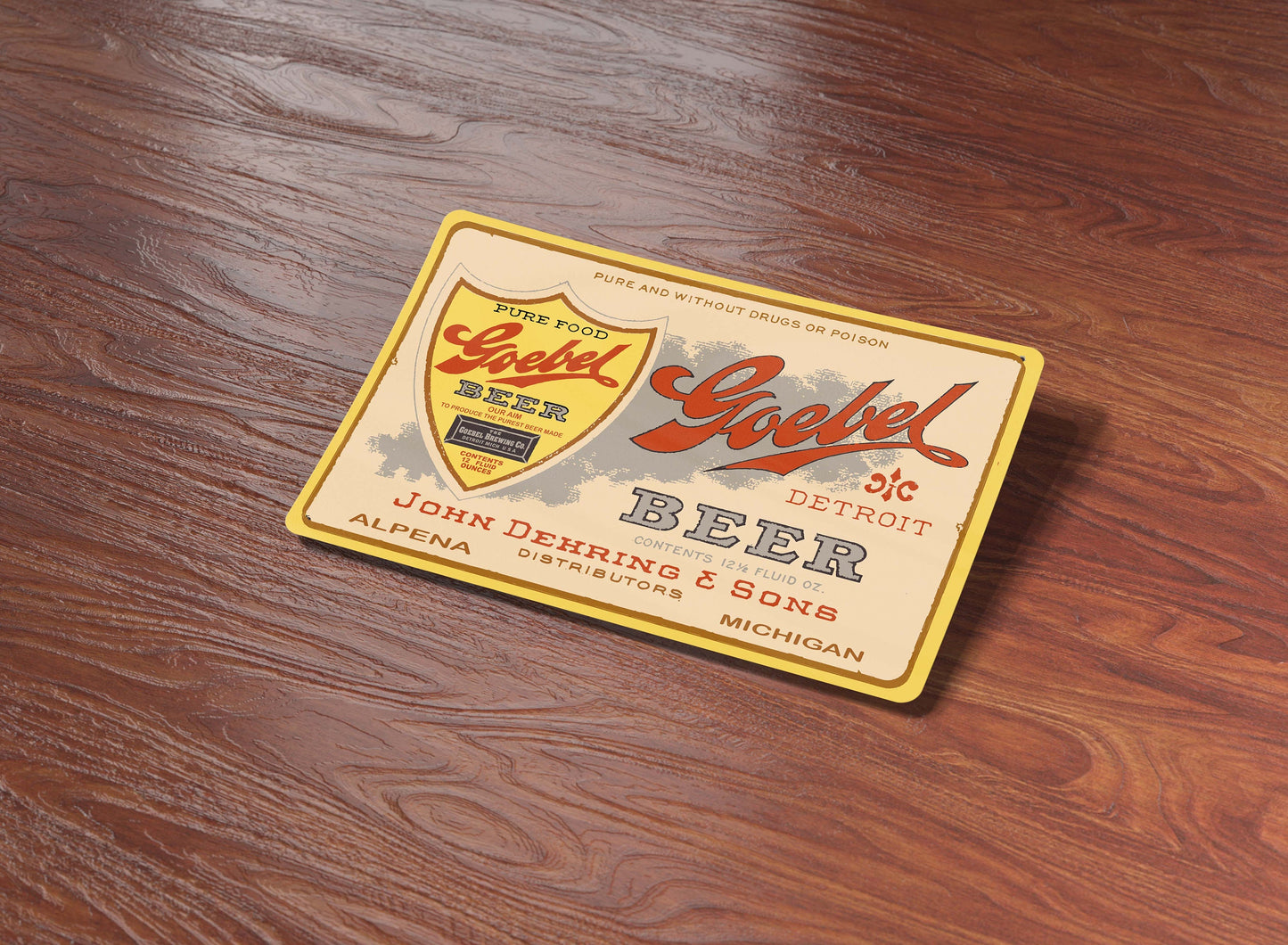 Goebel Beer Sticker