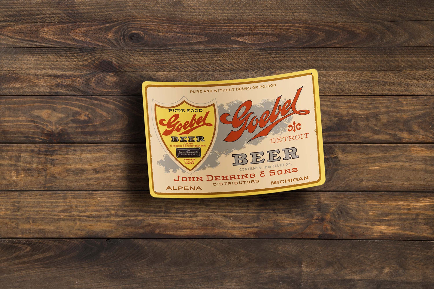 Goebel Beer Sticker