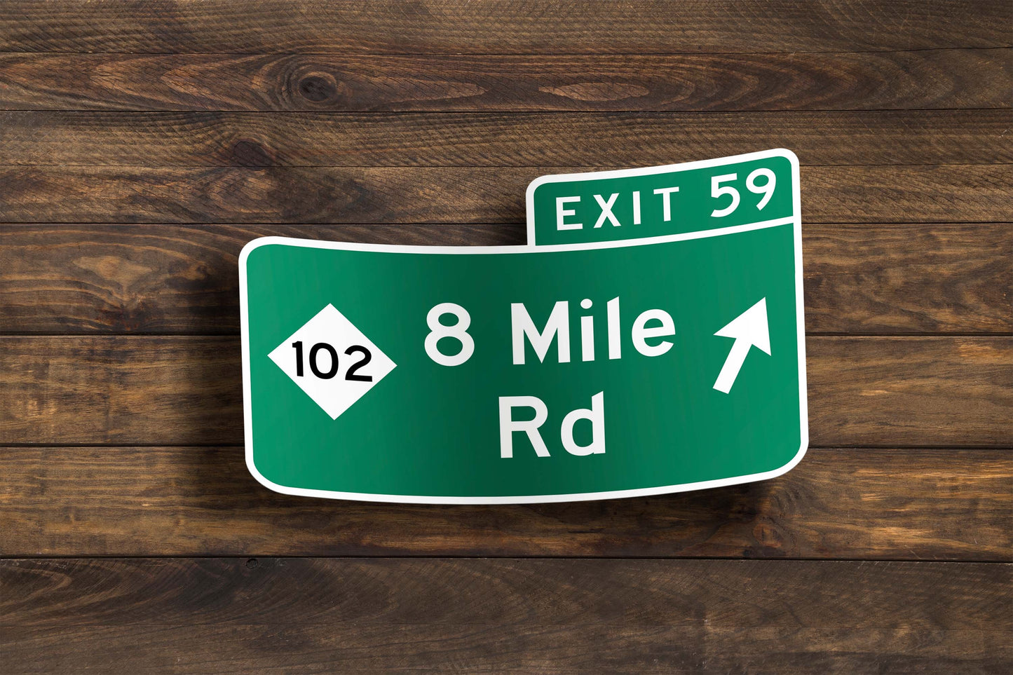 Custom Exit Sign Sticker