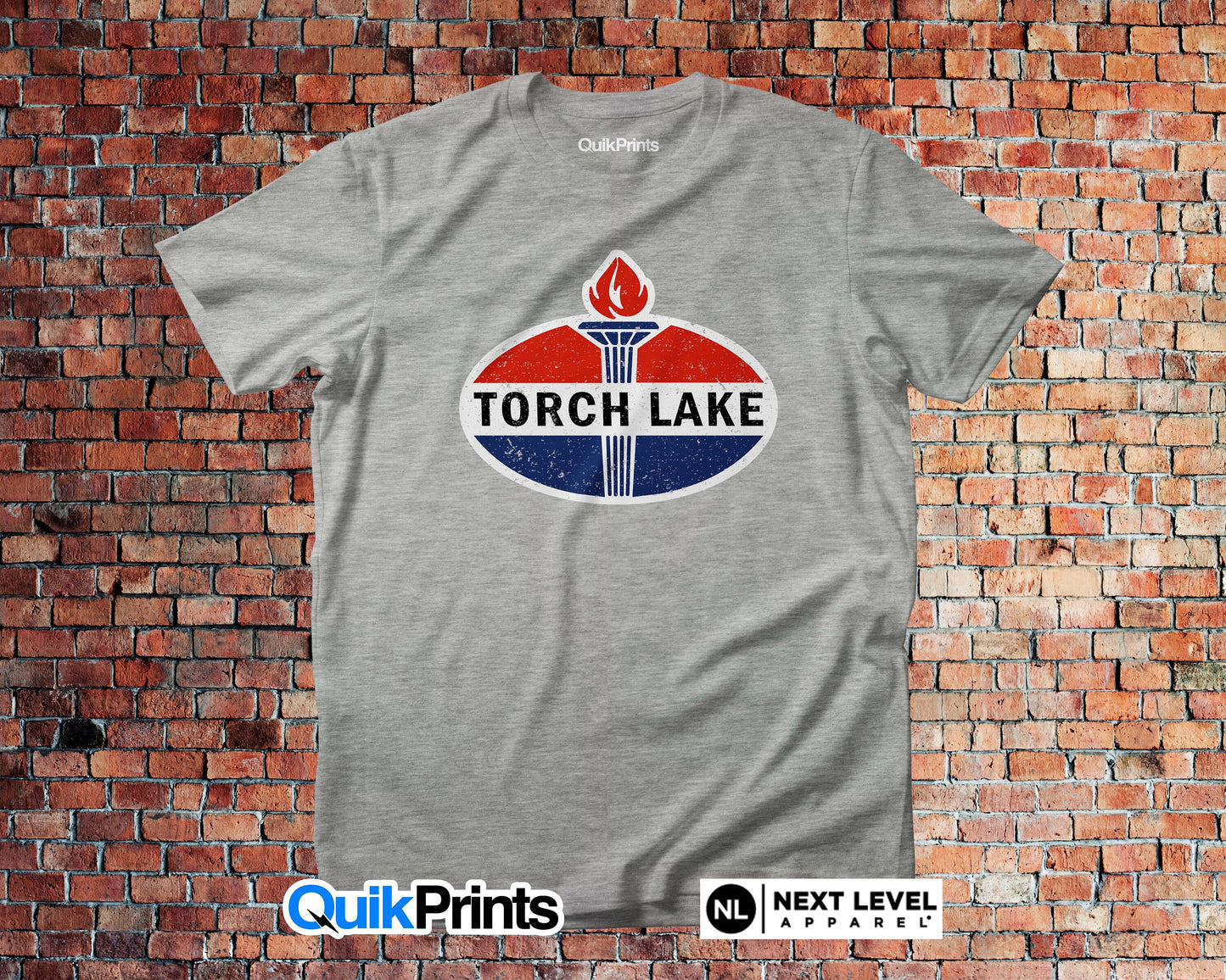 Torch Lake (Vintage Print)