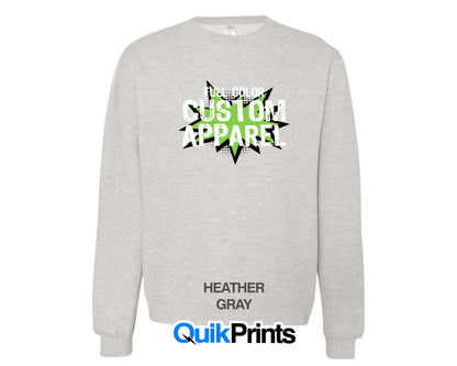 Custom Crewneck Sweatshirt - Ind. Trading Co (ADULT)
