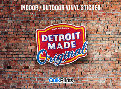 Detroit Made Original Sticker