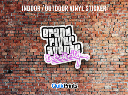 Grand River Avenue - Detroit City Sticker