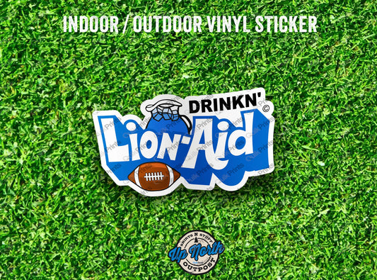 Drinkin' Lion-Aid Sticker