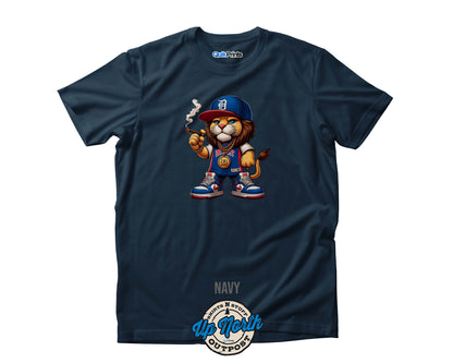 Lion wearing Basketball Jersey