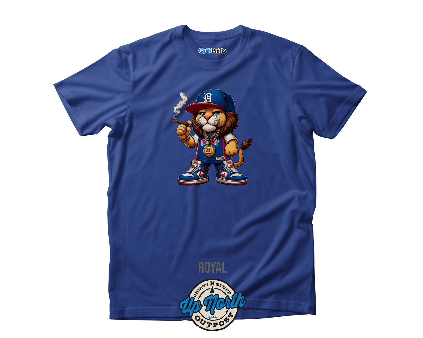 Lion wearing Basketball Jersey