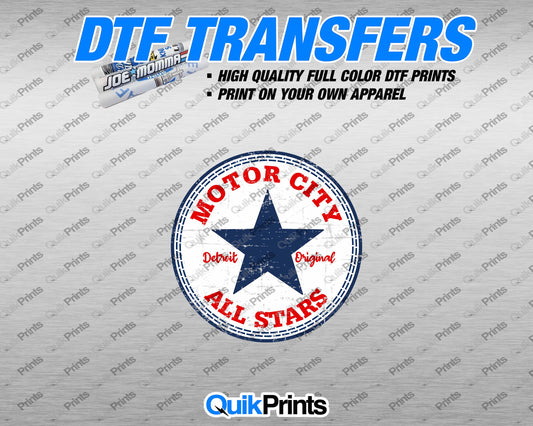 DTF Transfer - Motor City All Stars