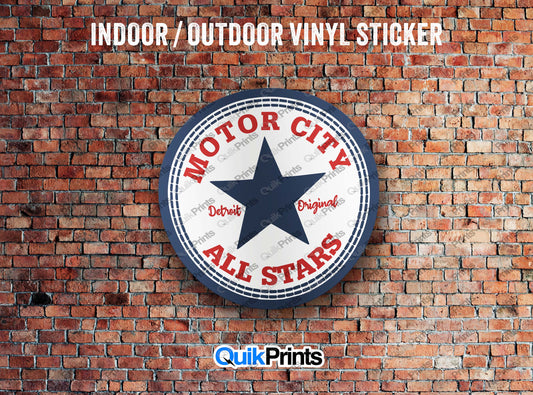 Motor City All Stars Sticker
