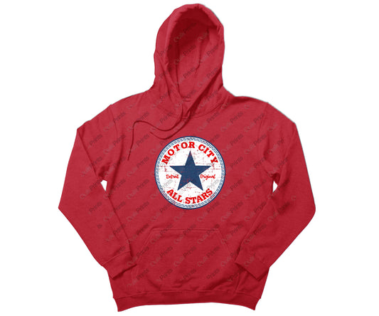 Motor City All Stars Hoodie (Vintage Print)
