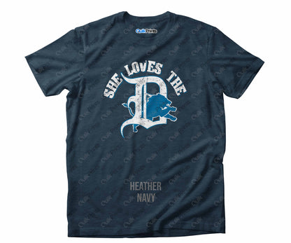 She Loves the D (Blue)