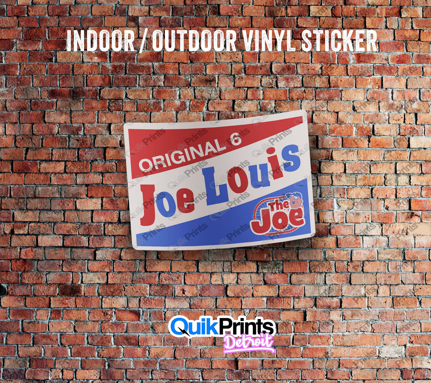 The Joe Sticker - Original 6
