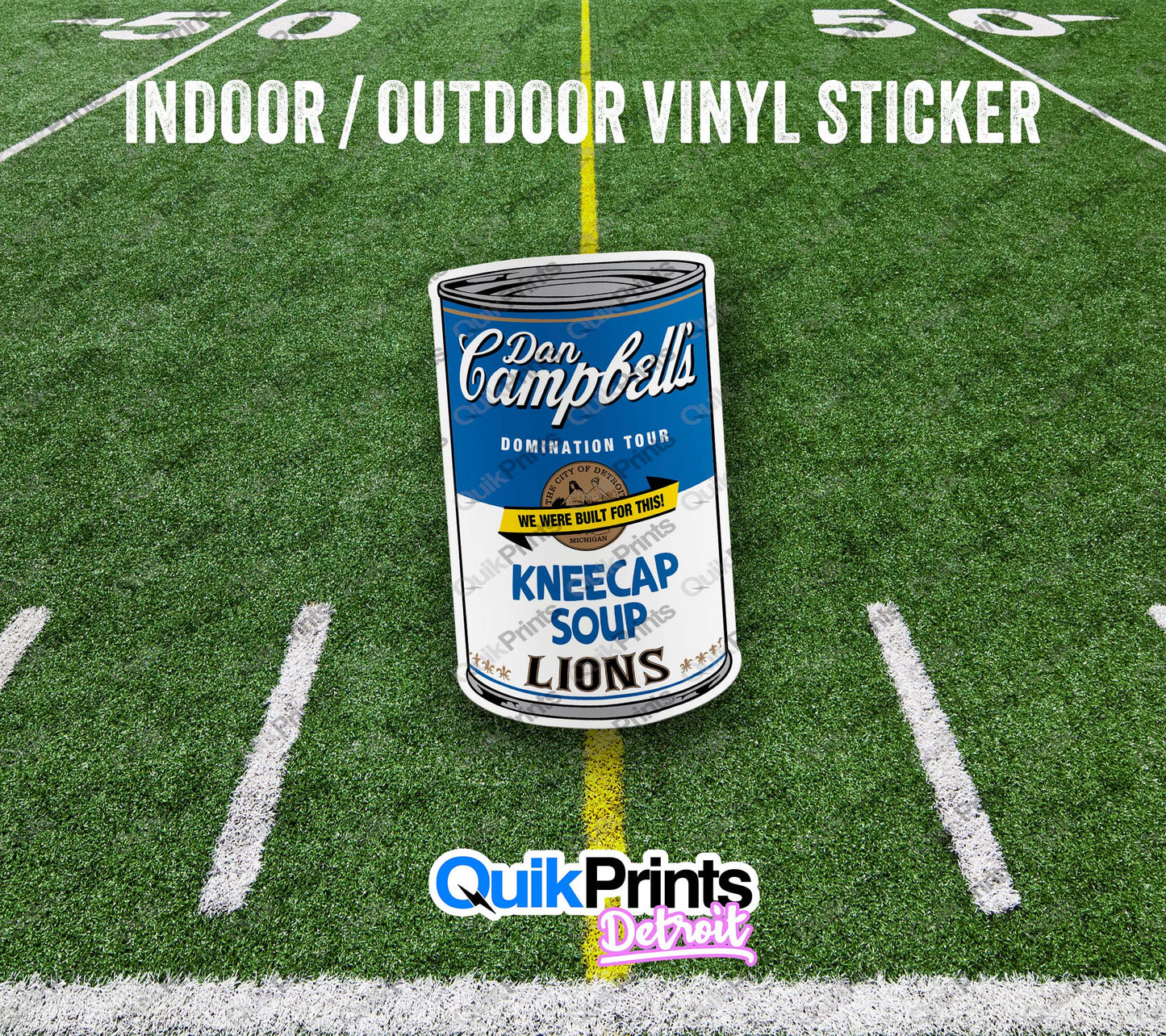 Campbells Can Kneecap Soup Sticker