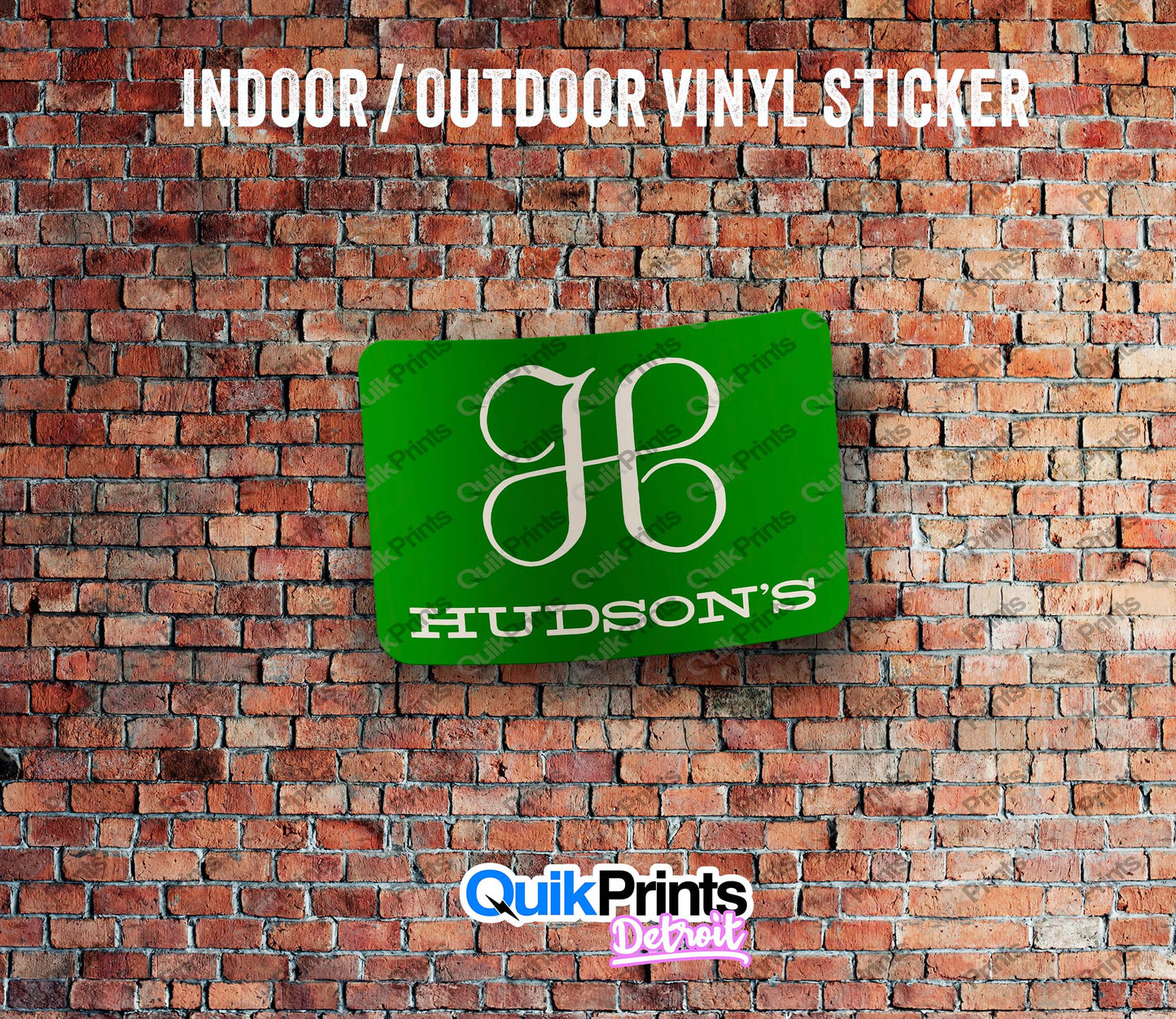 Hudson's Department Store Sticker