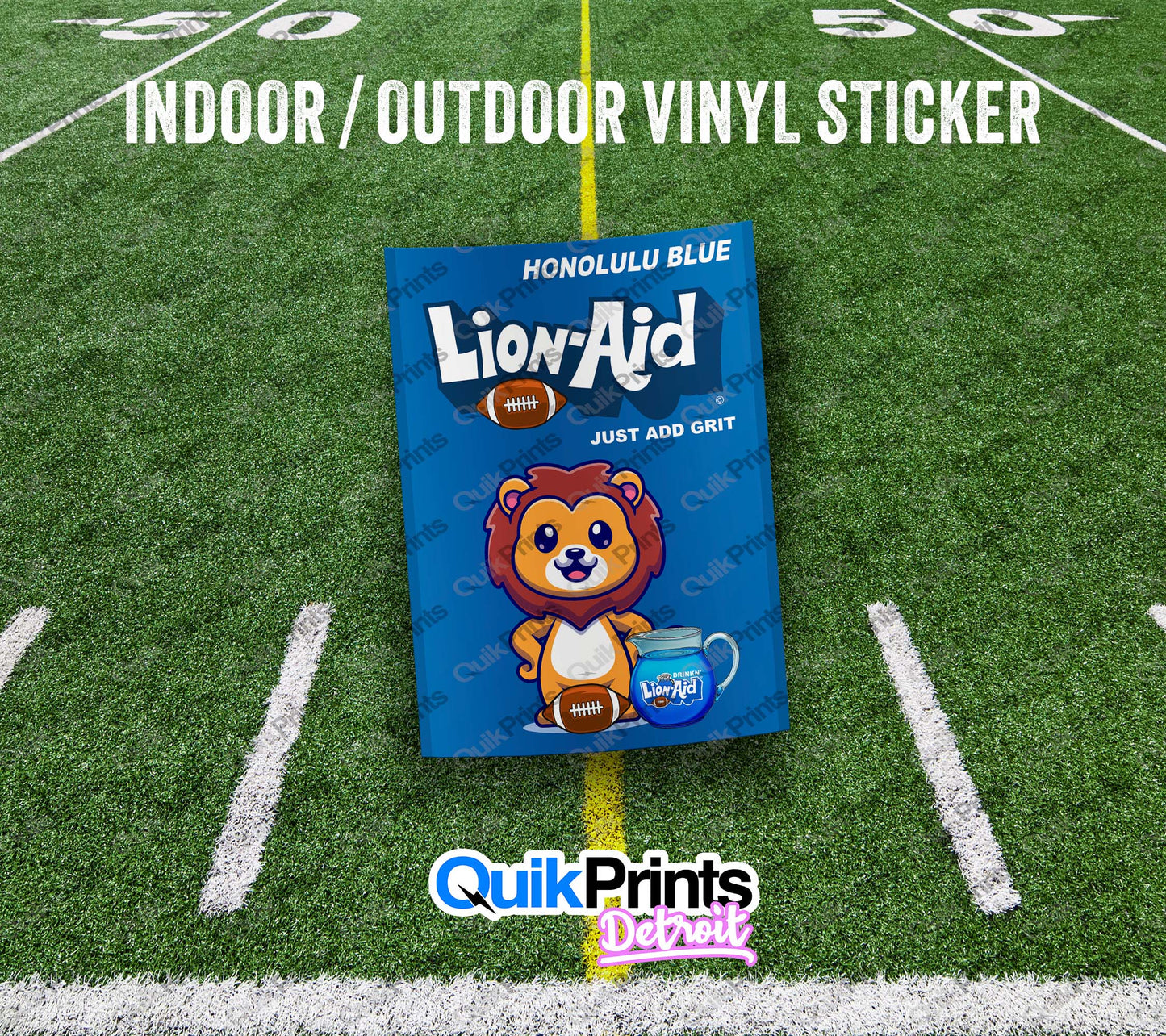 Lion-Aid Packet Sticker