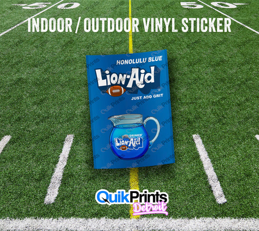 Lion-Aid Packet Sticker