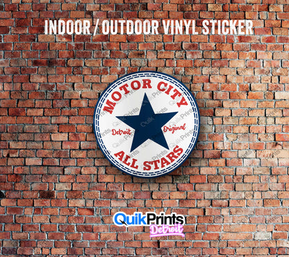 Motor City All Stars Sticker