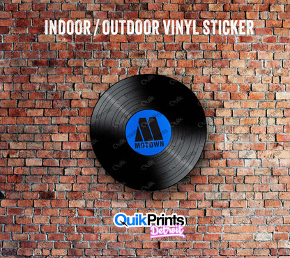 Motown Record Sticker