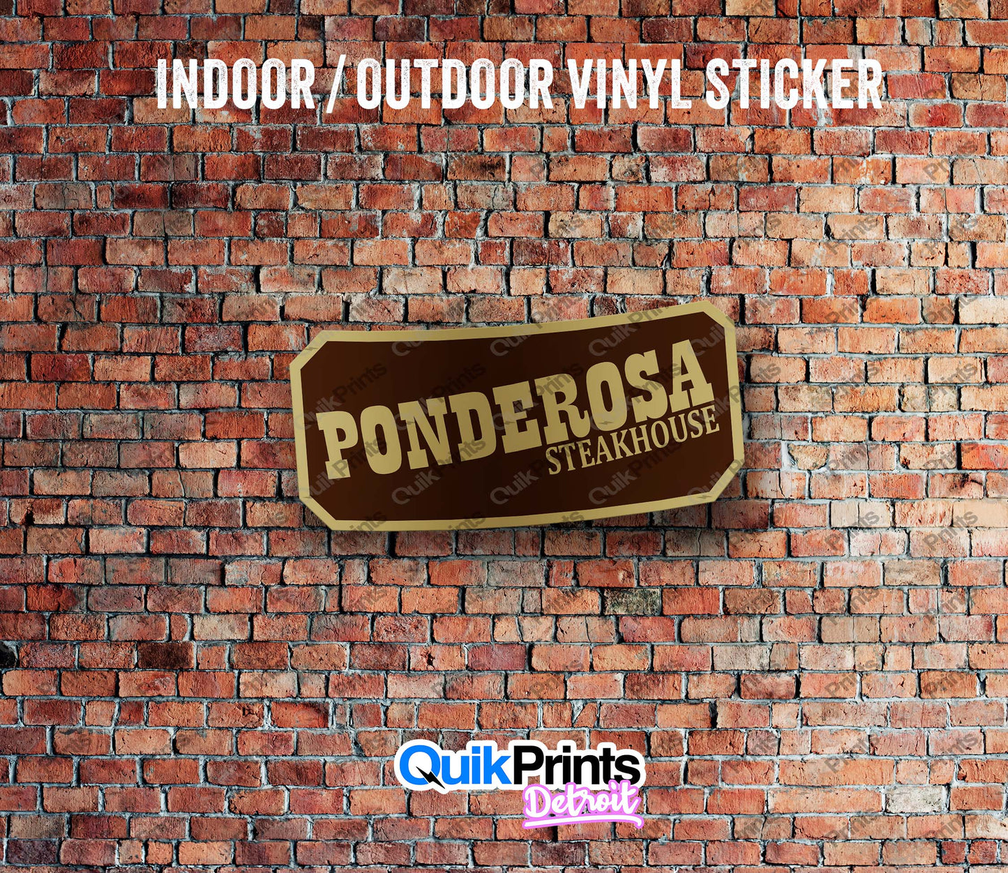 Ponderosa Steakhouse Sticker