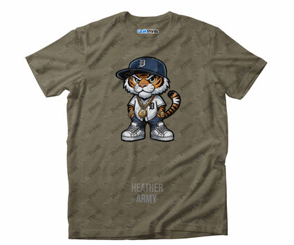 Tiger Wearing Baseball Jersey