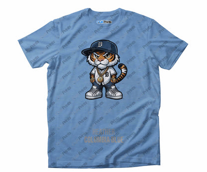 Tiger Wearing Baseball Jersey