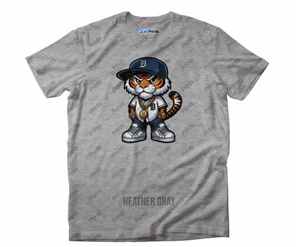 Tiger Wearing Baseball Jersey