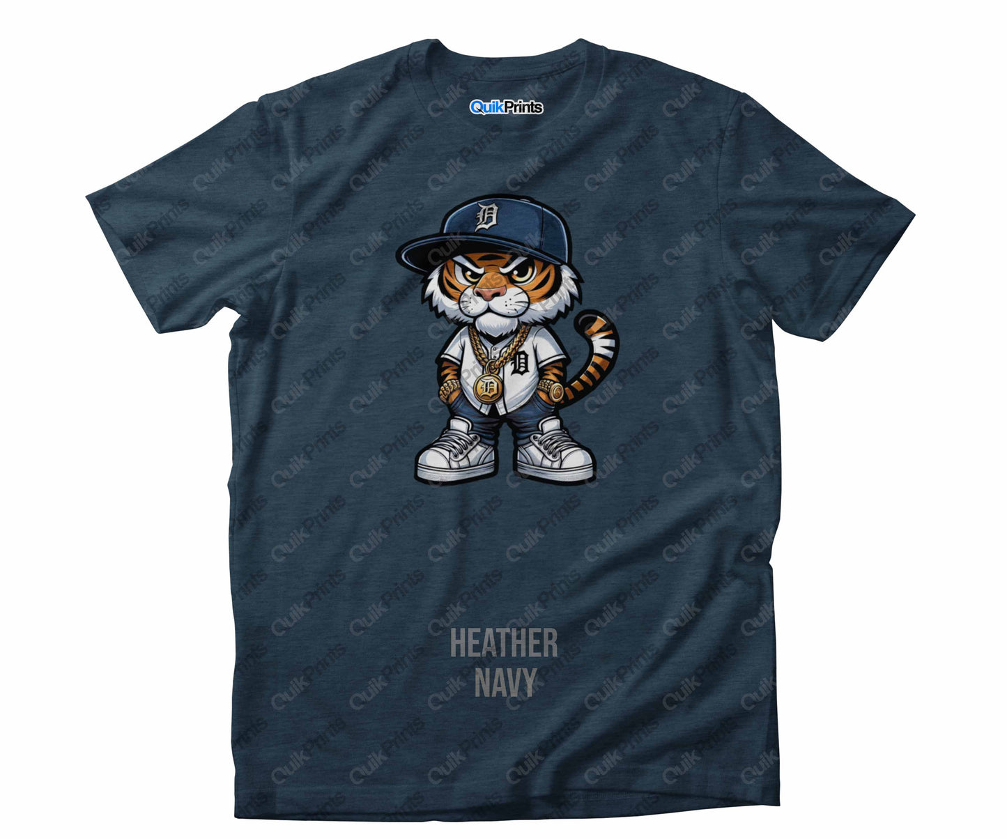 Tiger Wearing Baseball Jersey