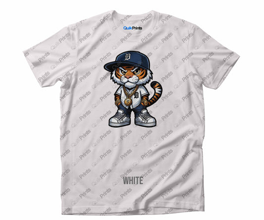 Tiger Wearing Baseball Jersey