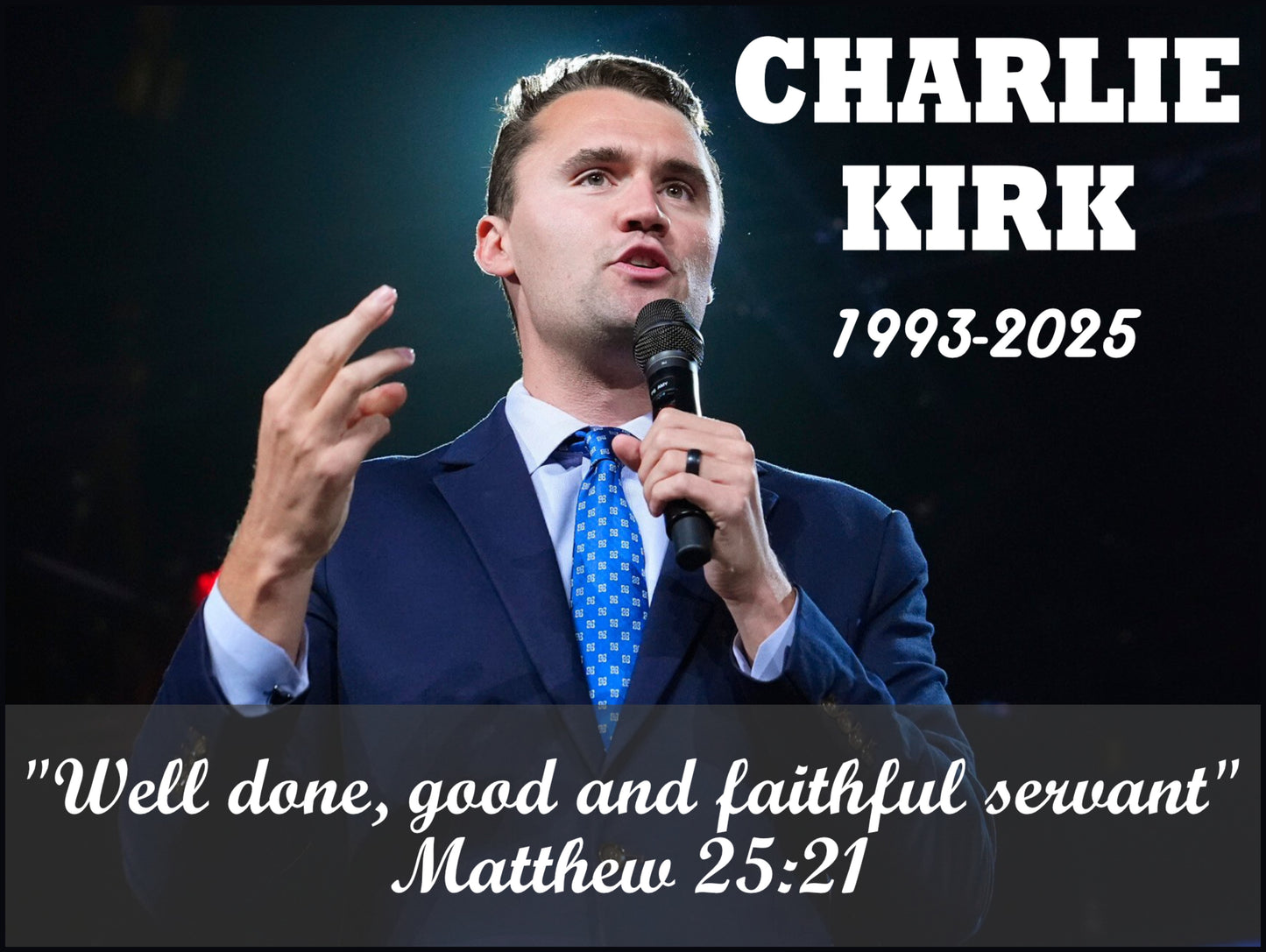 18x24 Charlie Kirk Yard Sign