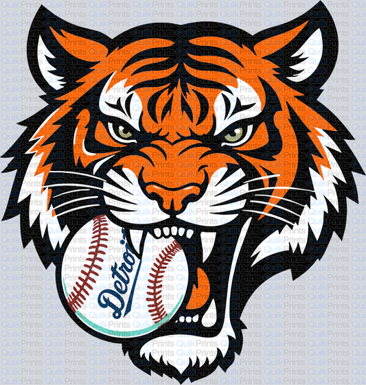 Detroit Tiger with Ball