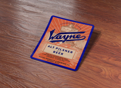 Wayne Beer Sticker